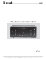 McIntosh CR-16 - Owners manual